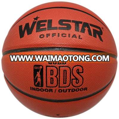 hygroscopic PU basketball with customized logo