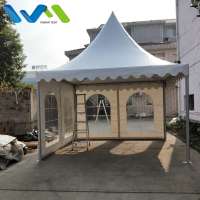 High quality 4x4m aluminum outdoor pvc shelter event pagoda tents for sale