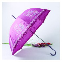 high quality ladies full body umbrella with lace trimmings for sale