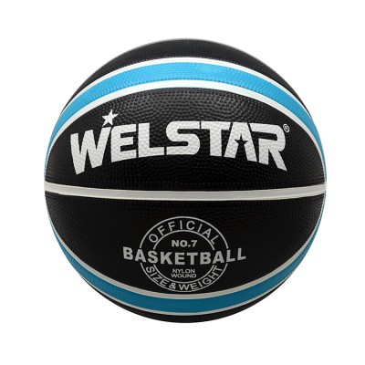 Cheap outdoor size 7 rubber  basketball