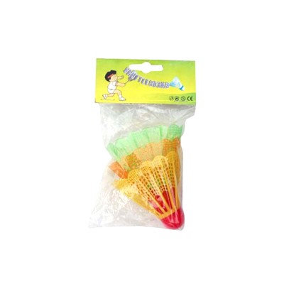 2015 New Cheap Plastic Multicolor Badminton Shuttlecock for Promotion and Gift