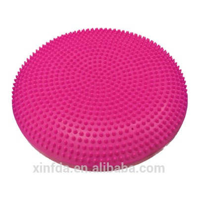 33cm colorful PVC massage cushion inflatable massage balance cushion