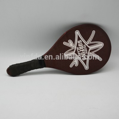 Promotional Beach Tennis Racket wooden Paddle for Beach Game