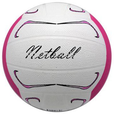 Custom printing rubber material sports toy training netball ball