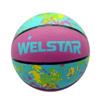 Customized mini rubber ball basketball size 3 7 rubber toy dog ball