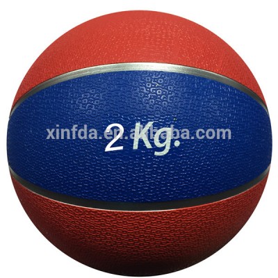 4kgs Hot Sale 2 Color Rubber Soft Weighted Medicine Ball