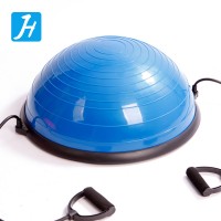 Fitness Exercises Trainer Yoga Half Balance Ball with Resistance Bands