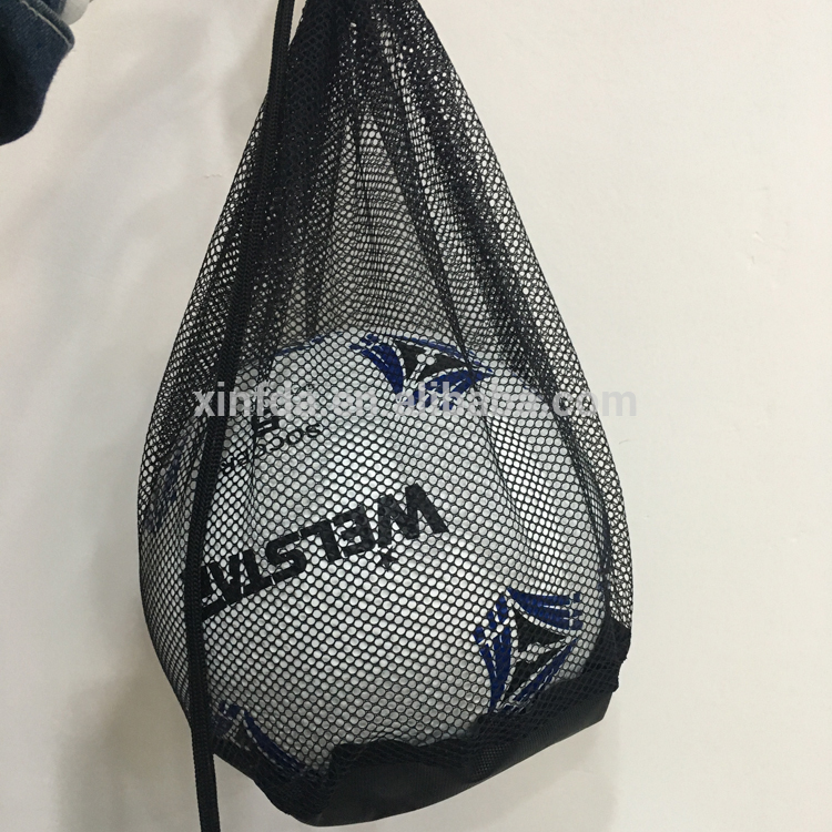 soccer ball football basketball carry bag Mesh Net Drawstring Bag with Customized Design Nylon Oxford Fabric