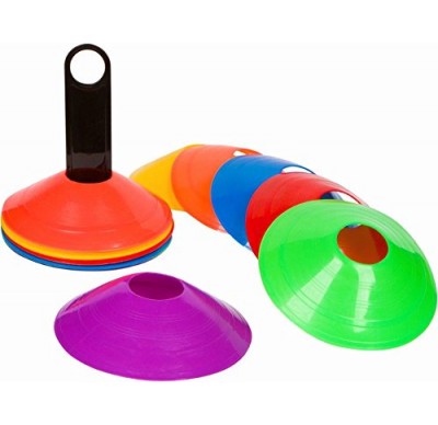 Fitness Speed Training Colorful Plastic Disc Cone Clear Soccer Ball Training Marker