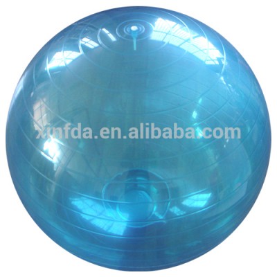 Best selling transparent custom printed yoga ball