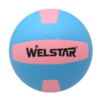 Cheap price custom colorful rubber netball volleyball ball