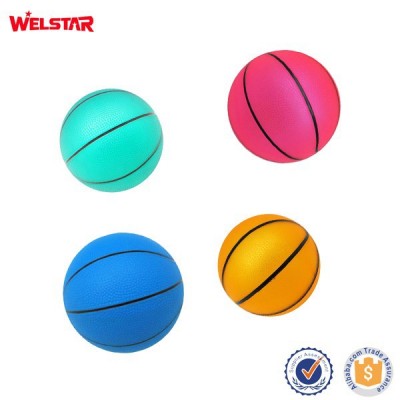 Mini Size PVC Toy Colorful Small Water Ball Kids Basketball Beach Ball