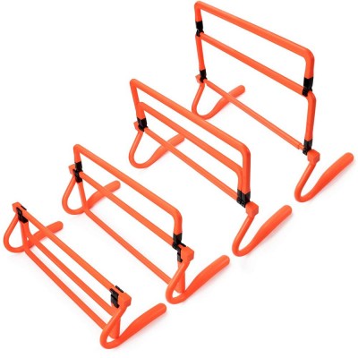 Agility Hurdles Adjustable Height Extenders  Carry Bag Multisport Plyometric Fitness Speed Training Hurdles