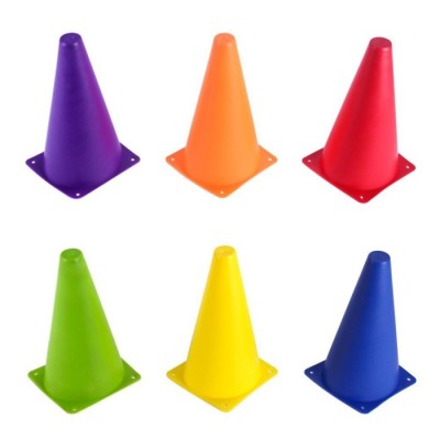 Certificated plastic football practice equipment soccer training cones