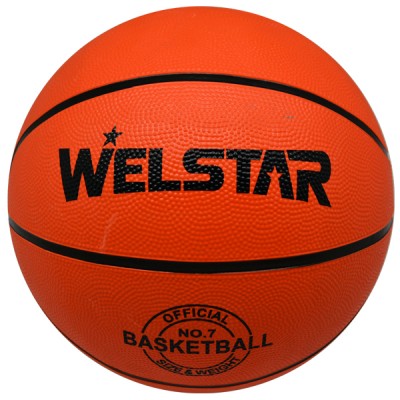 Cheap  street play outdoor  size 7  custom made rubber basketball